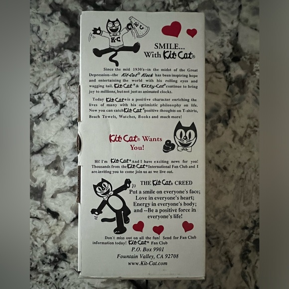 Original Kit Cat Klock in space cherry (NIB) - Picture 3 of 4